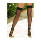 Thigh High Sheer Black Os Inmoulinin
