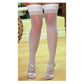 Thigh High Sheer White Os Queen Inmoulinin