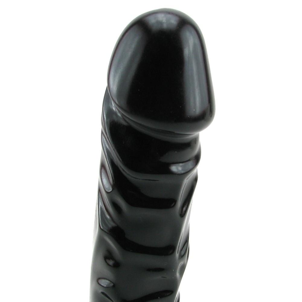 Ballsy Supercock 7 Inch Dildo in Black by  Doc Johnson -  - 2