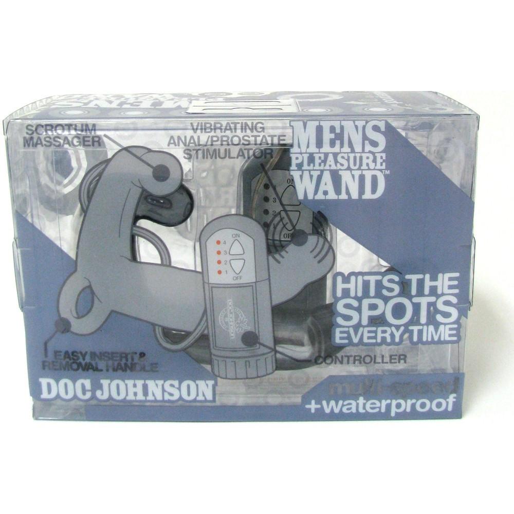 Vibrating Men's Multi-Speed Pleasure Wand by  Doc Johnson -  - 6