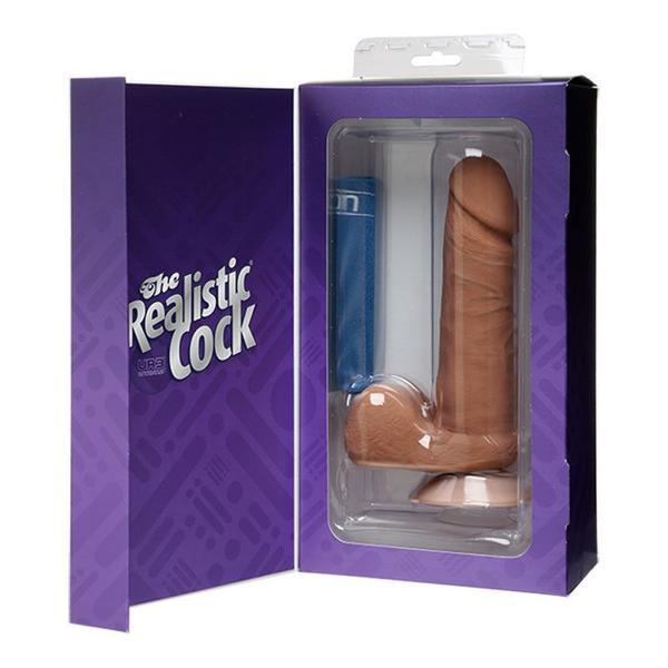 Doc Johnson Realistic UR3 6 Inch Brown Dildo