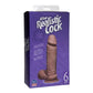 Doc Johnson Realistic UR3 6 Inch Brown Dildo