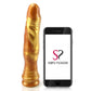 Radiant Gems 7.5 Inch Gold Dildo