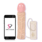 Ultra Vac-U-Lock Harness Set 5 With 8 Inch Vibrating Dildo