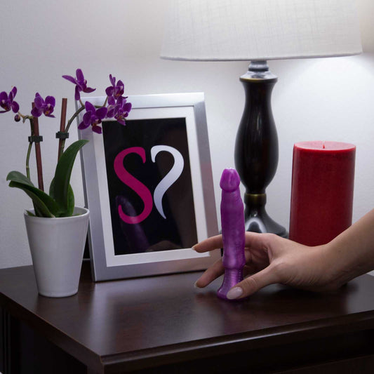 Doc Johnson Realistic Suction Base Radiant Gems Anal Starter 5 Inch Anal Dildo