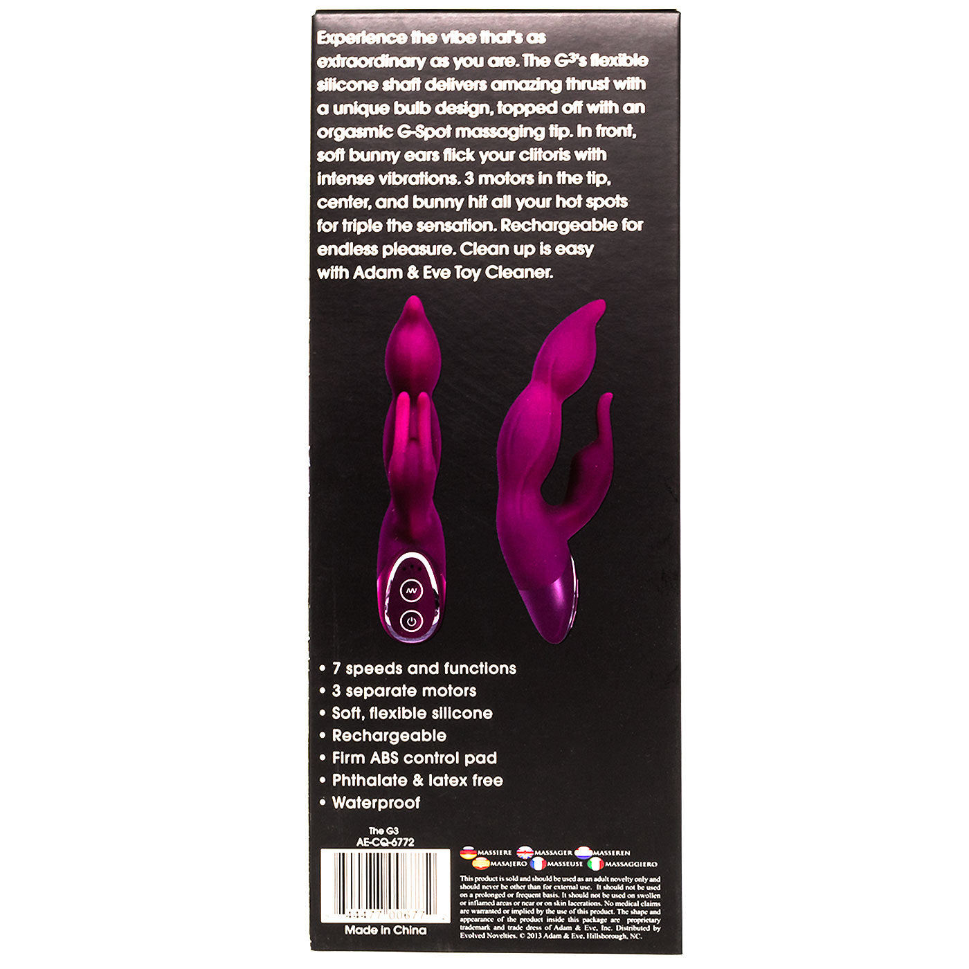 Evolved Novelties The G3 Silicone Vibe