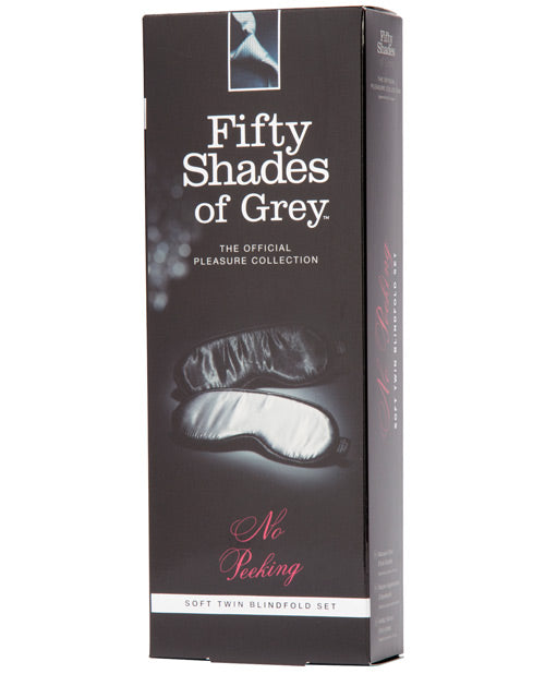 Fifty Shades of Grey No Peeking Blindfold Twin Pack