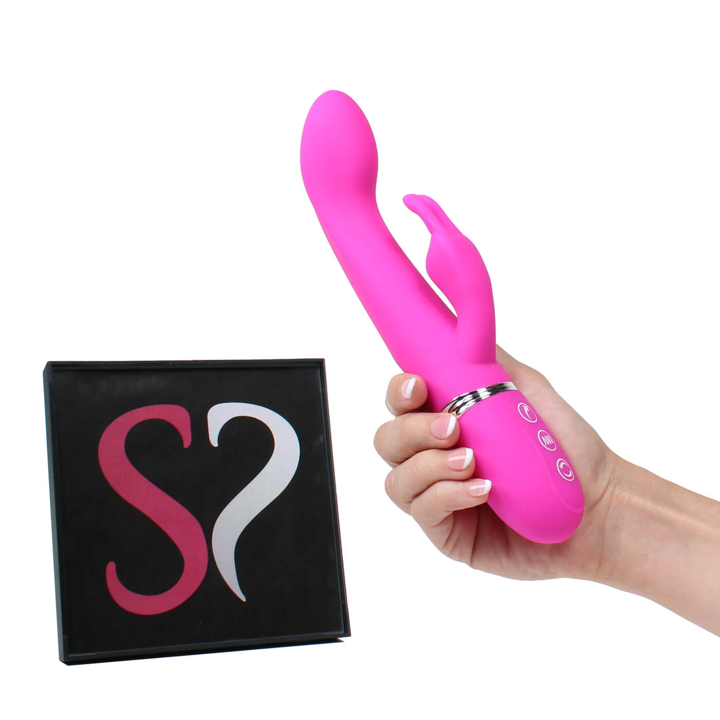 DUALITY 10 Function Rotating Rechargeable Dual Motor G-Spot Rabbit Vibrator