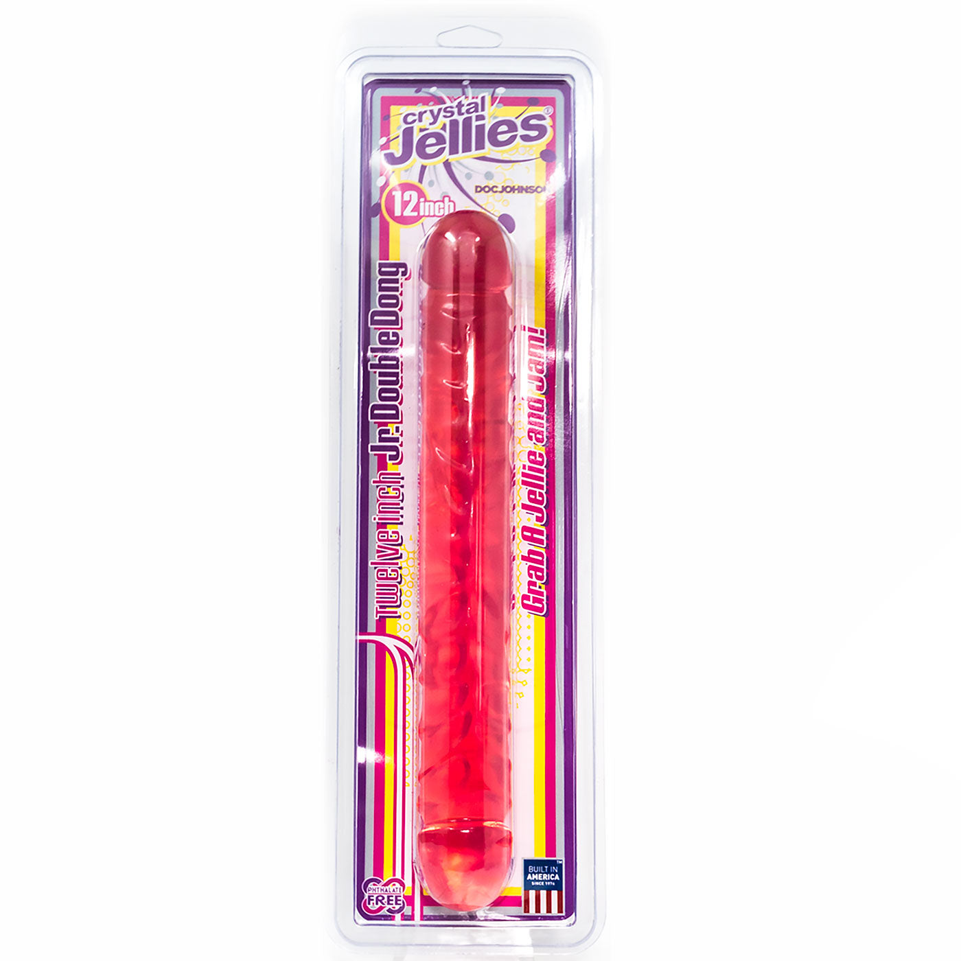 Doc Johnson Crystal Jellies 12 Inch Realistic Double Dildo