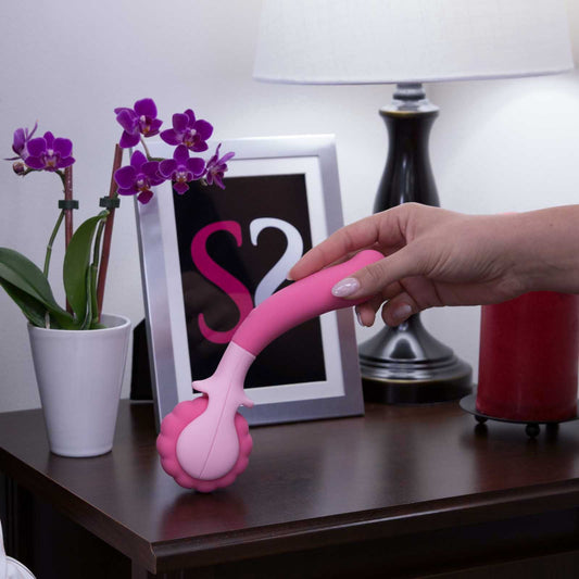 Evoke Sol-O Vibrating Massage Wheel 10 Function USB Rechargeable Waterproof Vibrator