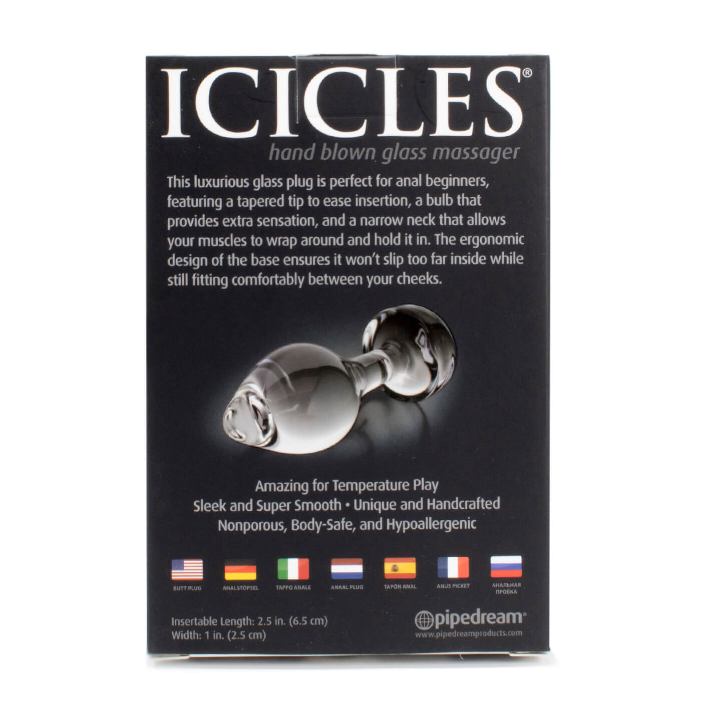 Icicles No. 44 Beginners Glass Plug