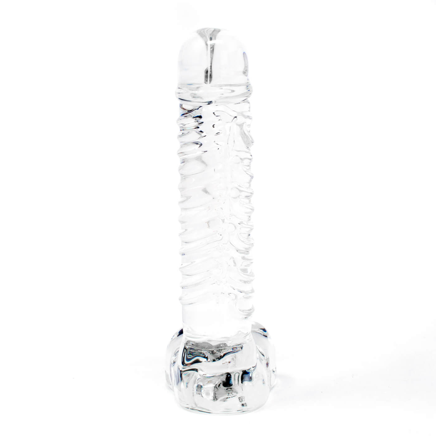 Icicles No. 63 Textured Swirly Glass Dildo