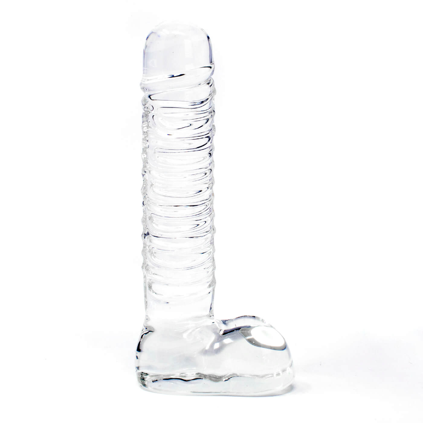 Icicles No. 63 Textured Swirly Glass Dildo