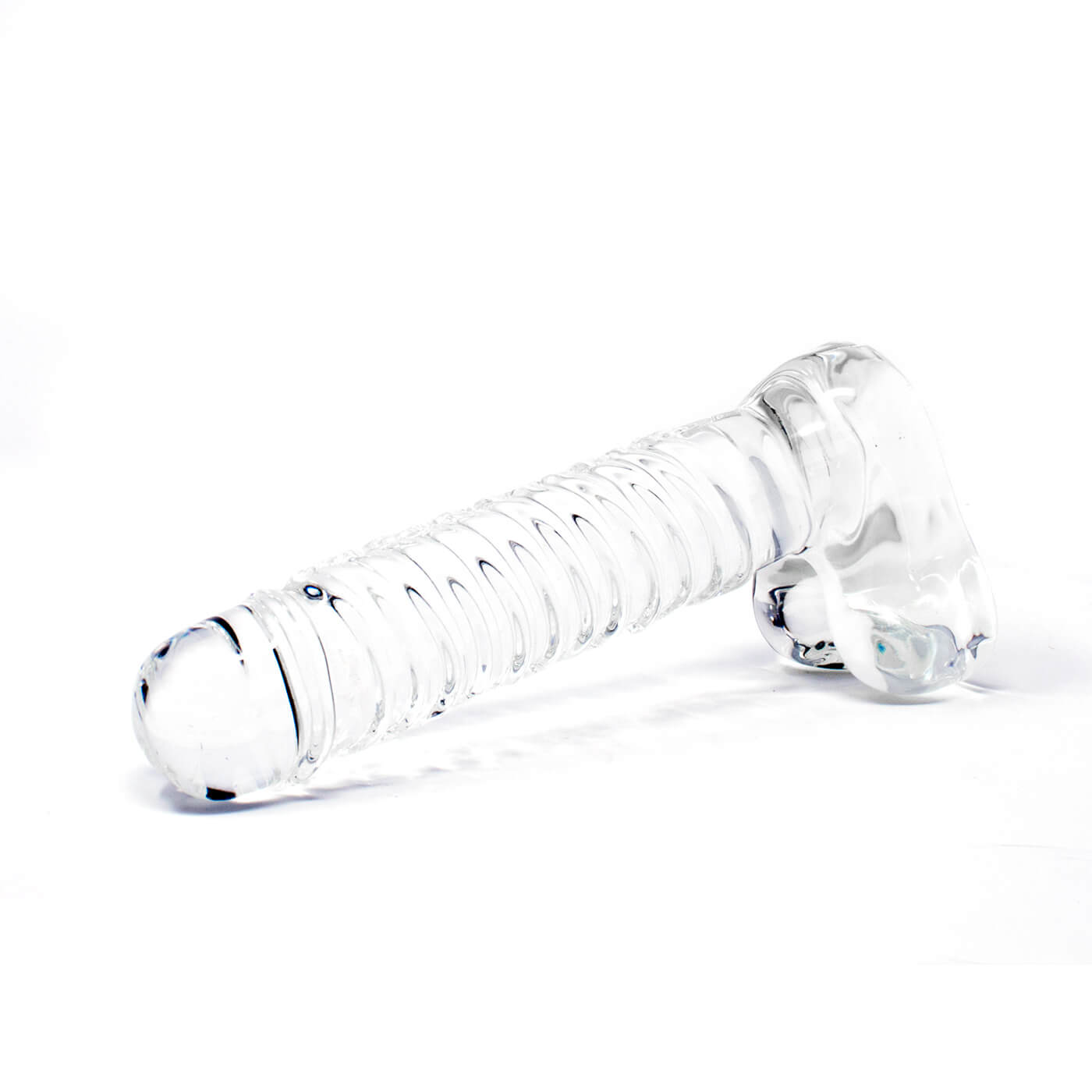 Icicles No. 63 Textured Swirly Glass Dildo