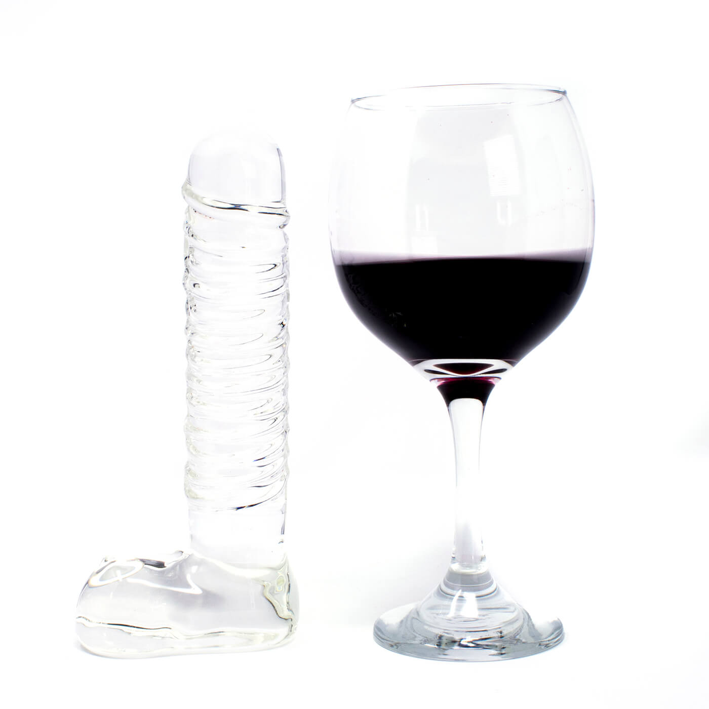 Icicles No. 63 Textured Swirly Glass Dildo
