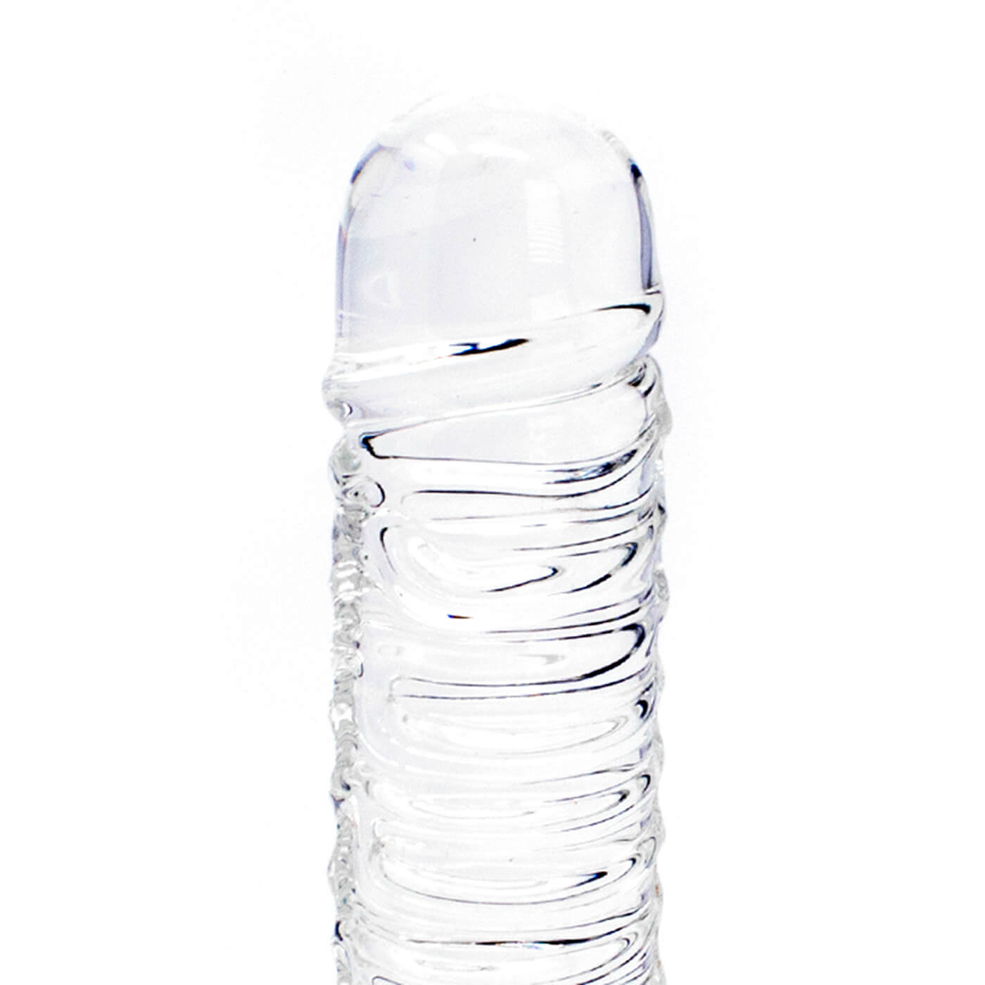 Icicles No. 63 Textured Swirly Glass Dildo