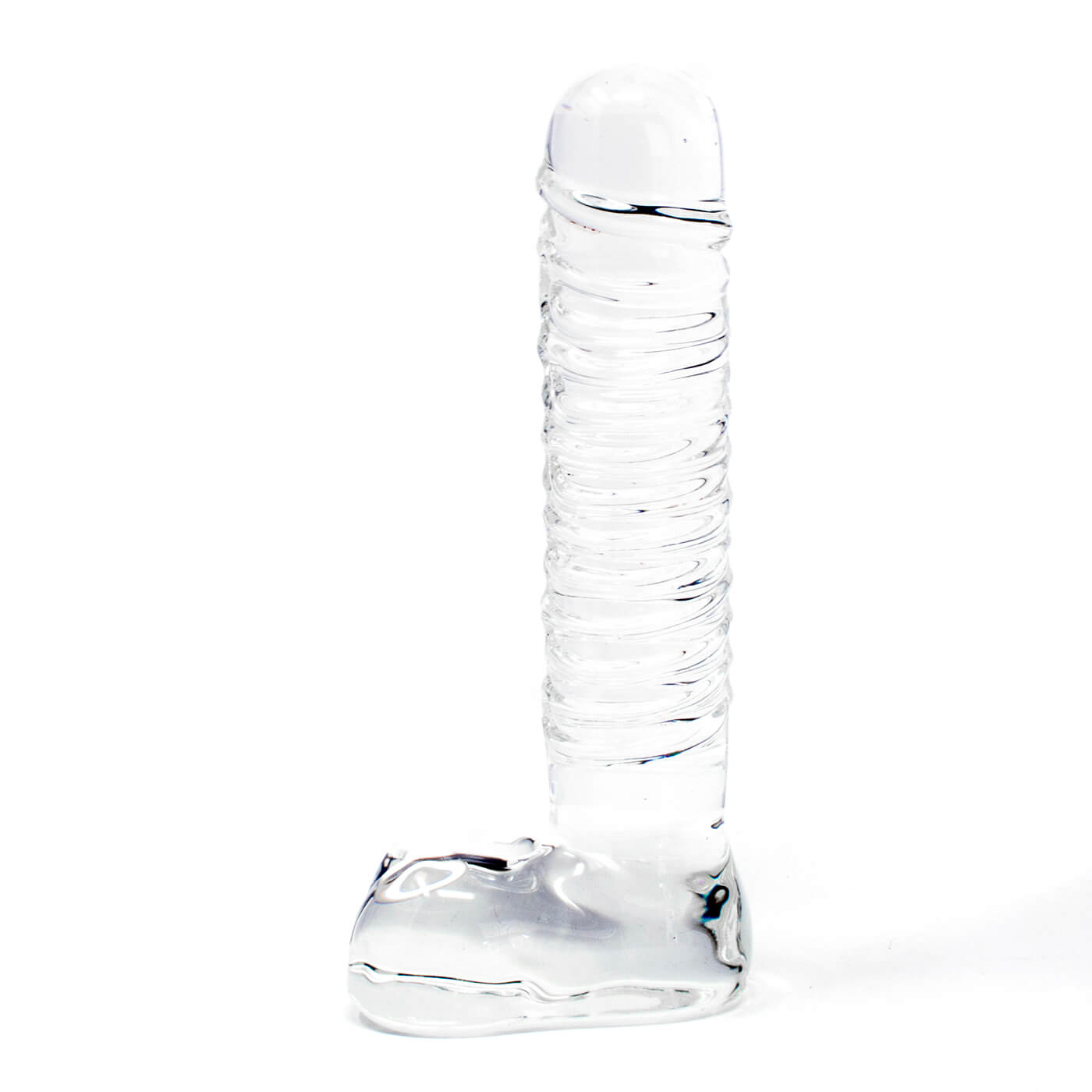 Icicles No. 63 Textured Swirly Glass Dildo
