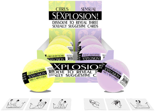 Sexplosion! Bath Bombs Sexy Game for Couples