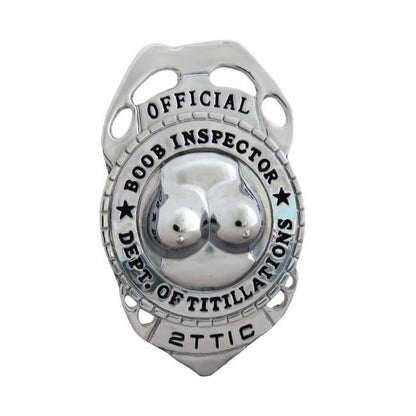 Boob Inspector Badge
