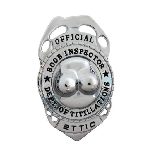 Boob Inspector Badge