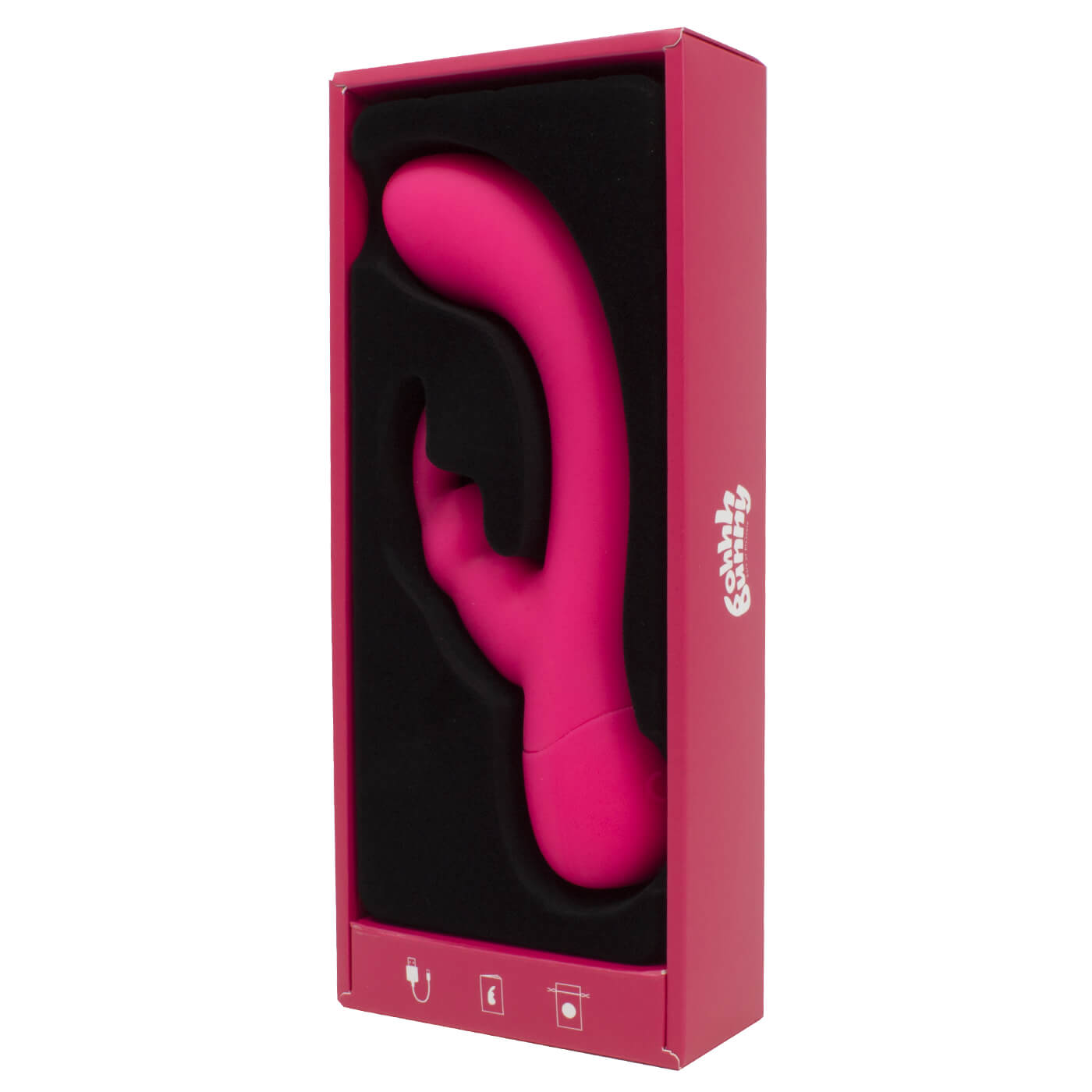 VeDO Kinky Bunny 12 Function Dual Motor USB Rechargeable G-Spot Rabbit Vibrator