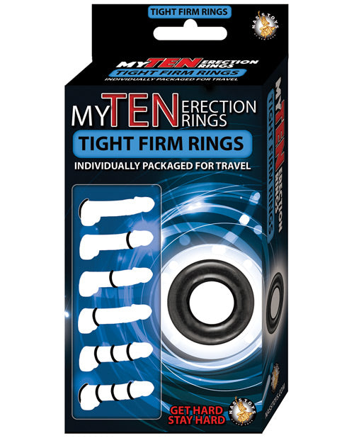 My Ten Erection Rings Tight Firm Rings