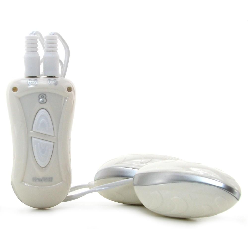 Ebony & Ivory Dual Vibrating Egg by  Nasstoys -  - 1