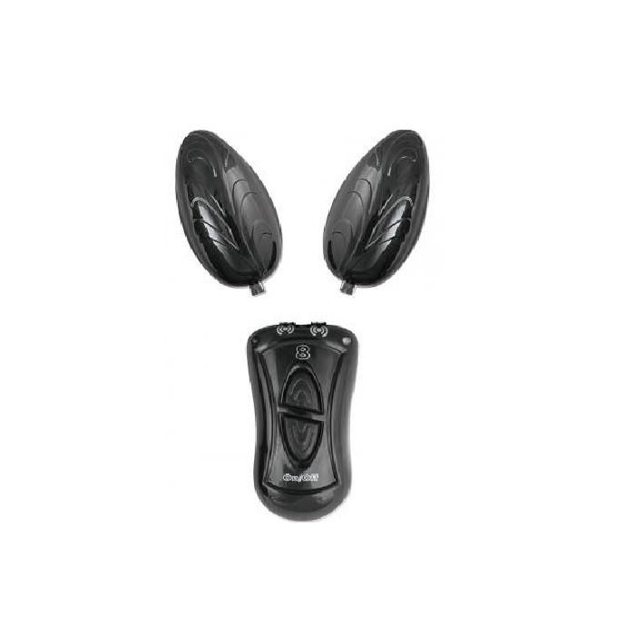 Ebony & Ivory Dual Vibrating Egg