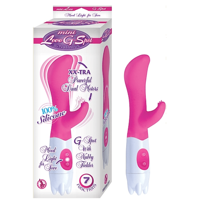 Mini Love 7 Function Waterproof G-Spot Dual Action Vibrator