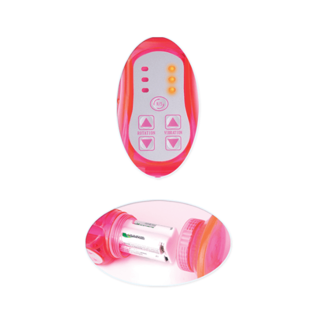 Wallbangers Deluxe Suction Cup Rabbit Pearl Vibrator