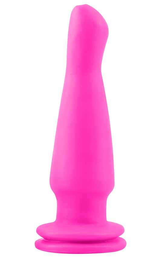 Neon Vibrating Butt Plug
