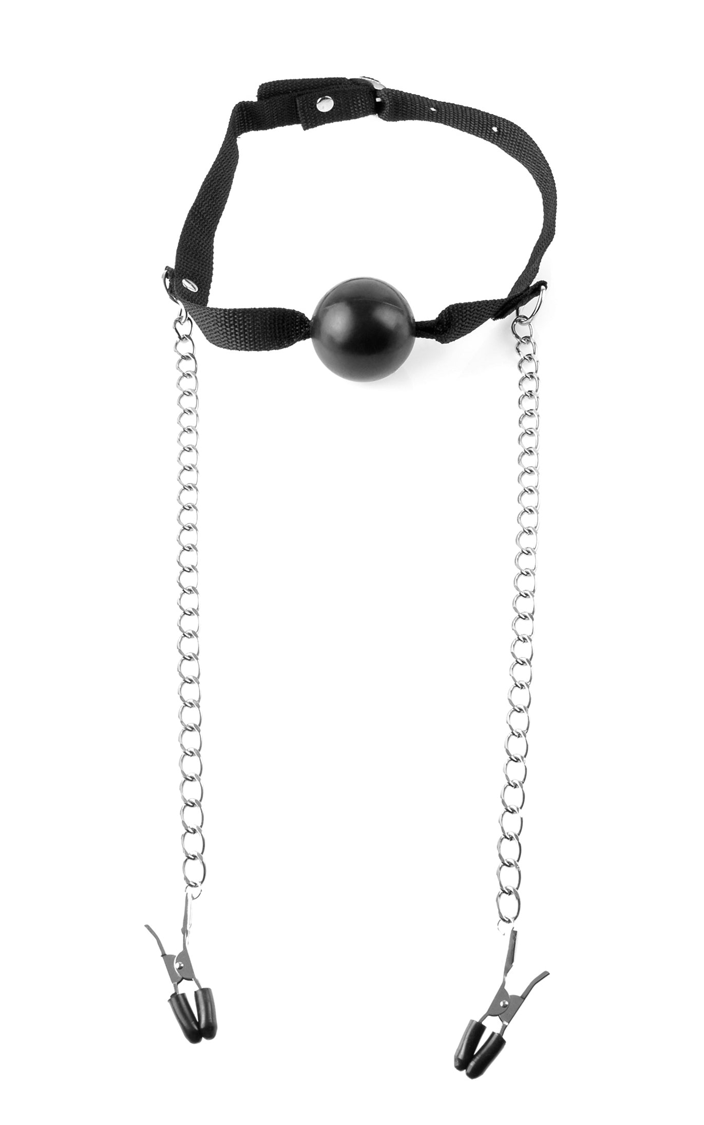 Ball Gag & Nipple Clamps