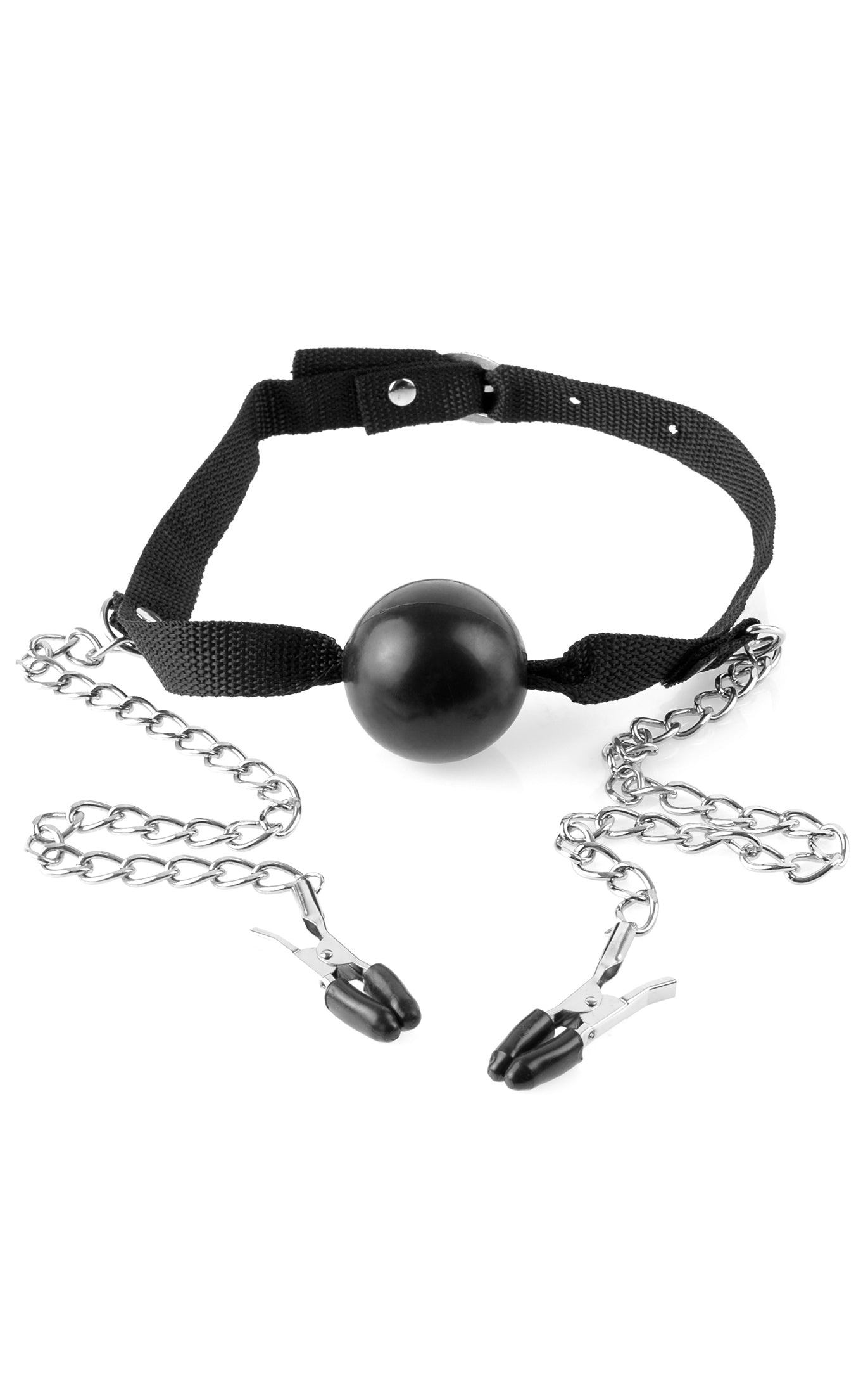 Ball Gag & Nipple Clamps