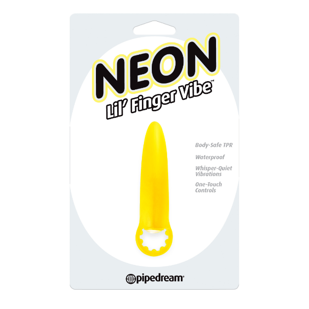 Waterproof Whisper Quiet Neon Lil' Finger Vibrator