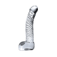 Icicles No. 61 Textured Realistic Glass Dildo