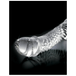 Icicles No. 61 Textured Realistic Glass Dildo