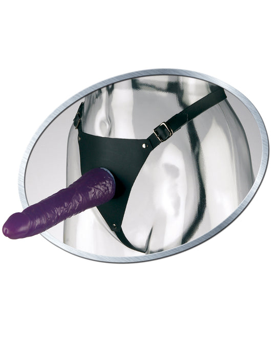 Leather Strap On Satisfy-Her
