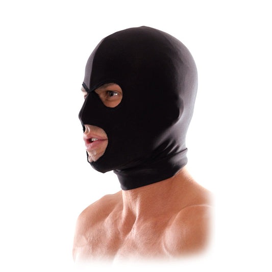 Fetish Fantasy Soft Spandex 3 Hole Hood