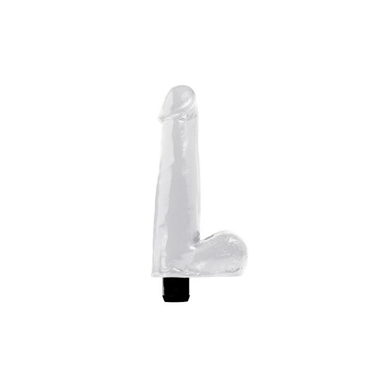 Basix 7.5 Inch Vibrating Flesh-Like Dildo