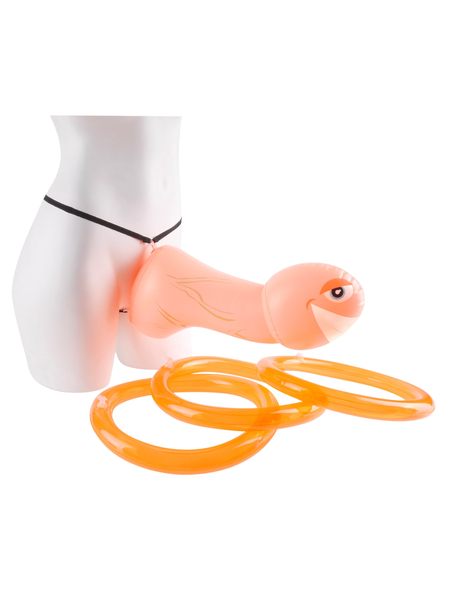 Favors Mr. Party Pecker Inflatable Strap-On Ring Toss Game