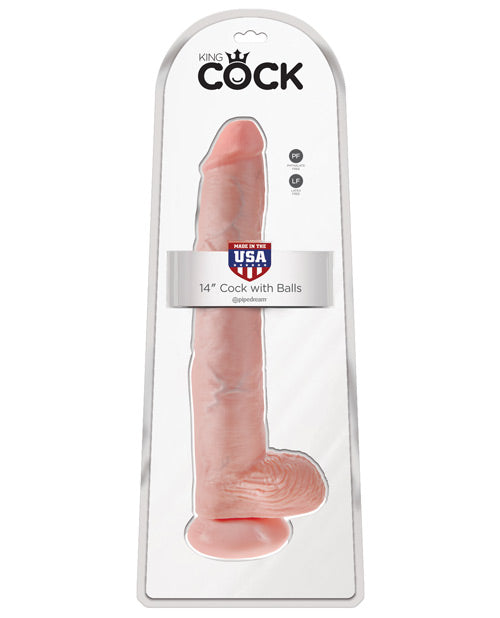 King Cock 14" Cock w/Balls
