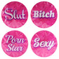 Favors Flashing Light Party Stickers