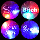 Favors Flashing Light Party Stickers