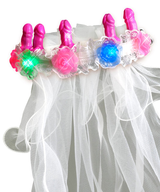 Favors Pecker Light-Up Veil (Bachelorette Party)