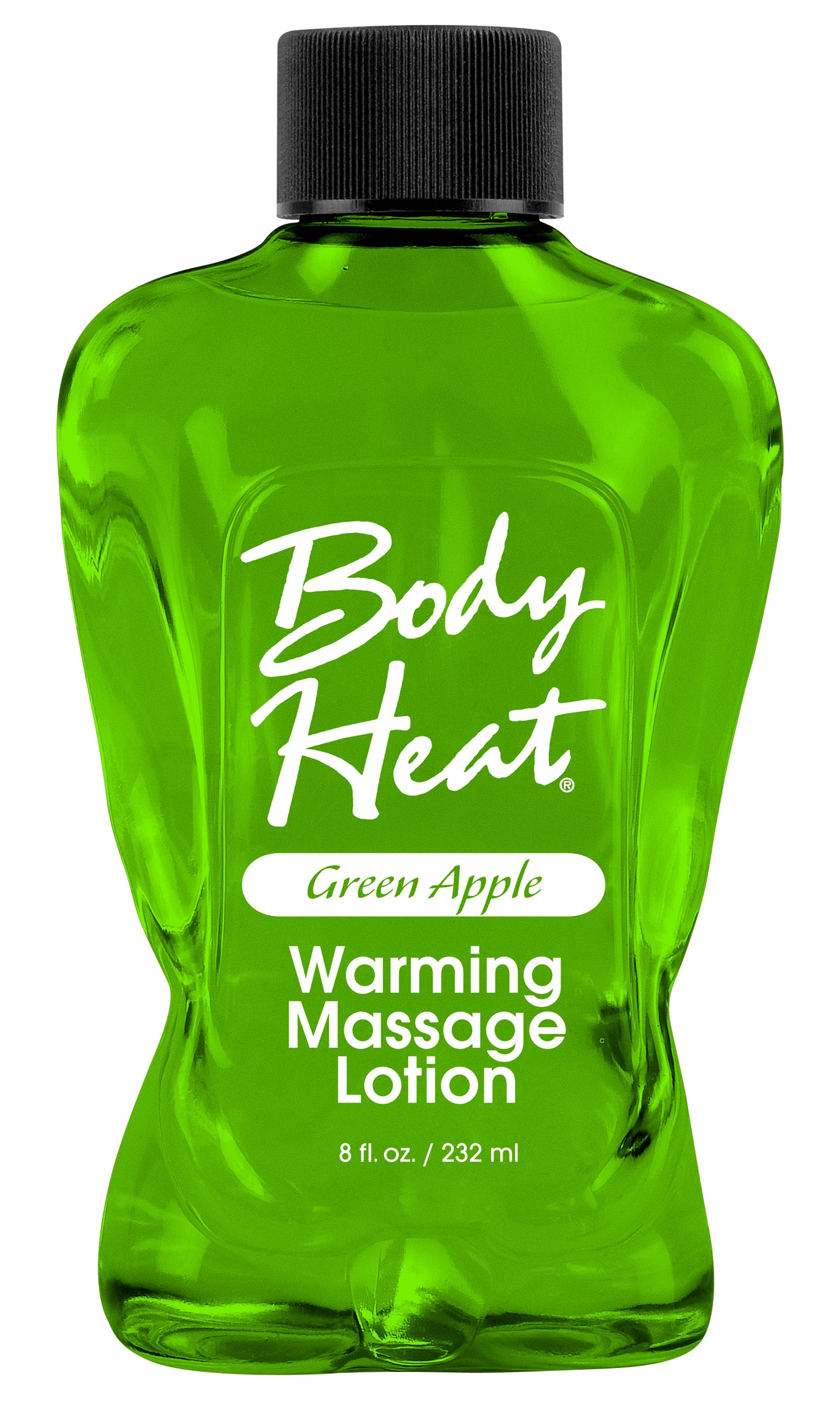 Body Heat Warming Massage Lotion Green Apple