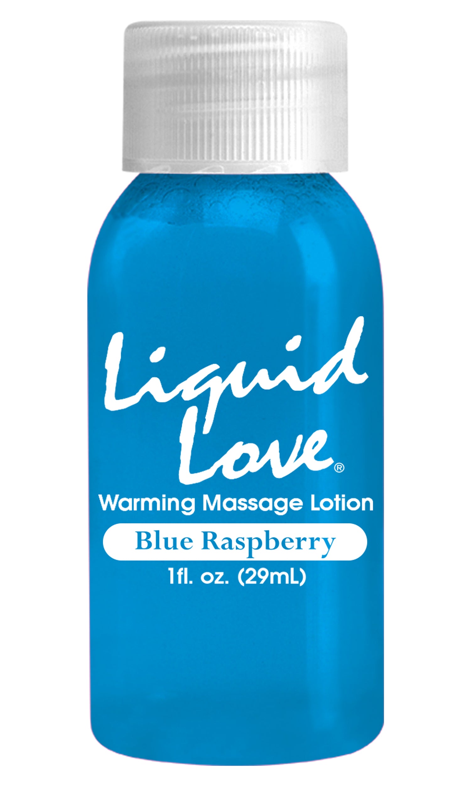 Liquid Love Warming Massage Lotion Blue Raspberry – .com Pleasure