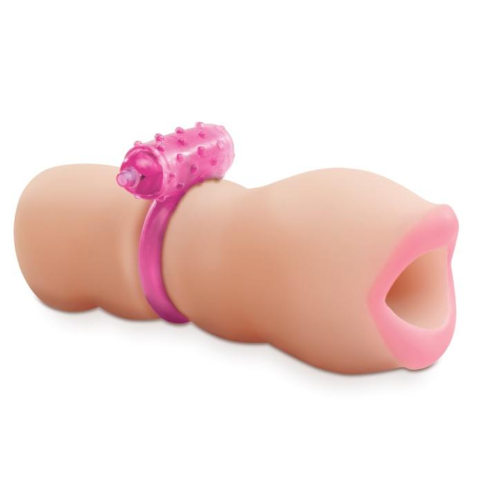 Vibrating Oral Squeeze Her Realistic Masturbator