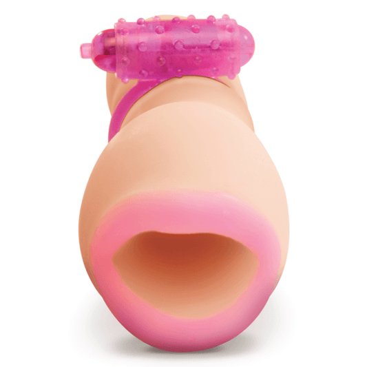 Vibrating Oral Squeeze Her Realistic Masturbator