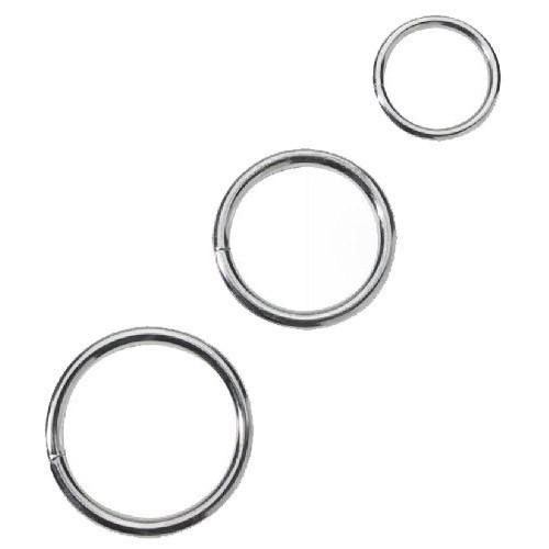 Spartacus Nickel Plated Metal Cock Ring Set (3 Pack) by  Spartacus - 