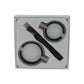 Zeus Electrosex Bi Polar Silicone Erection Rings by  XR Brands - 